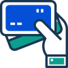 Multiple payment options  icon